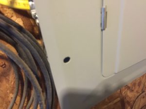 missing panel screw